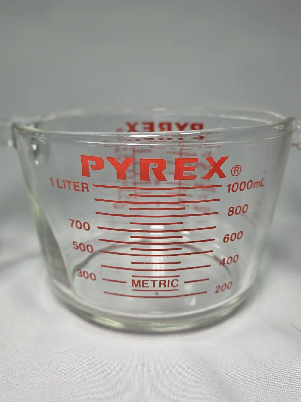 Pyrex some etching